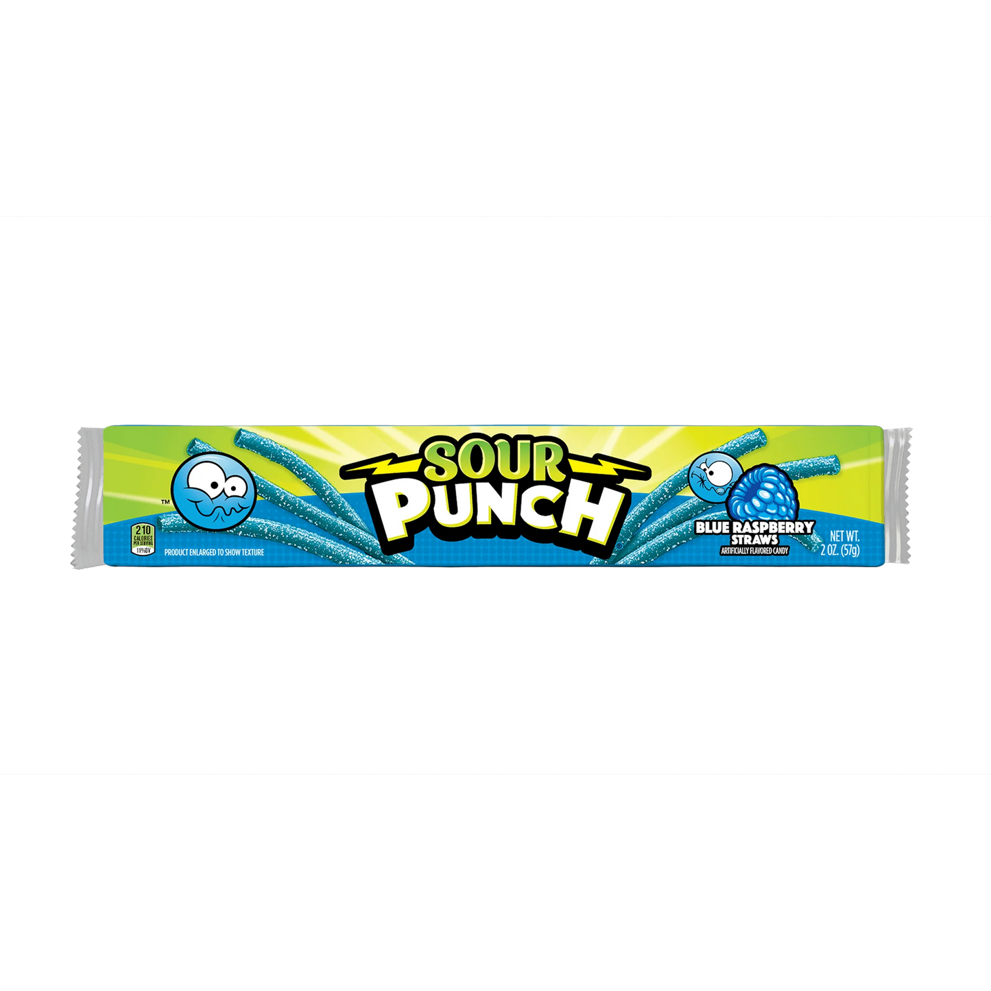 Sour Punch - Blue Raspberry Straws (2oz)