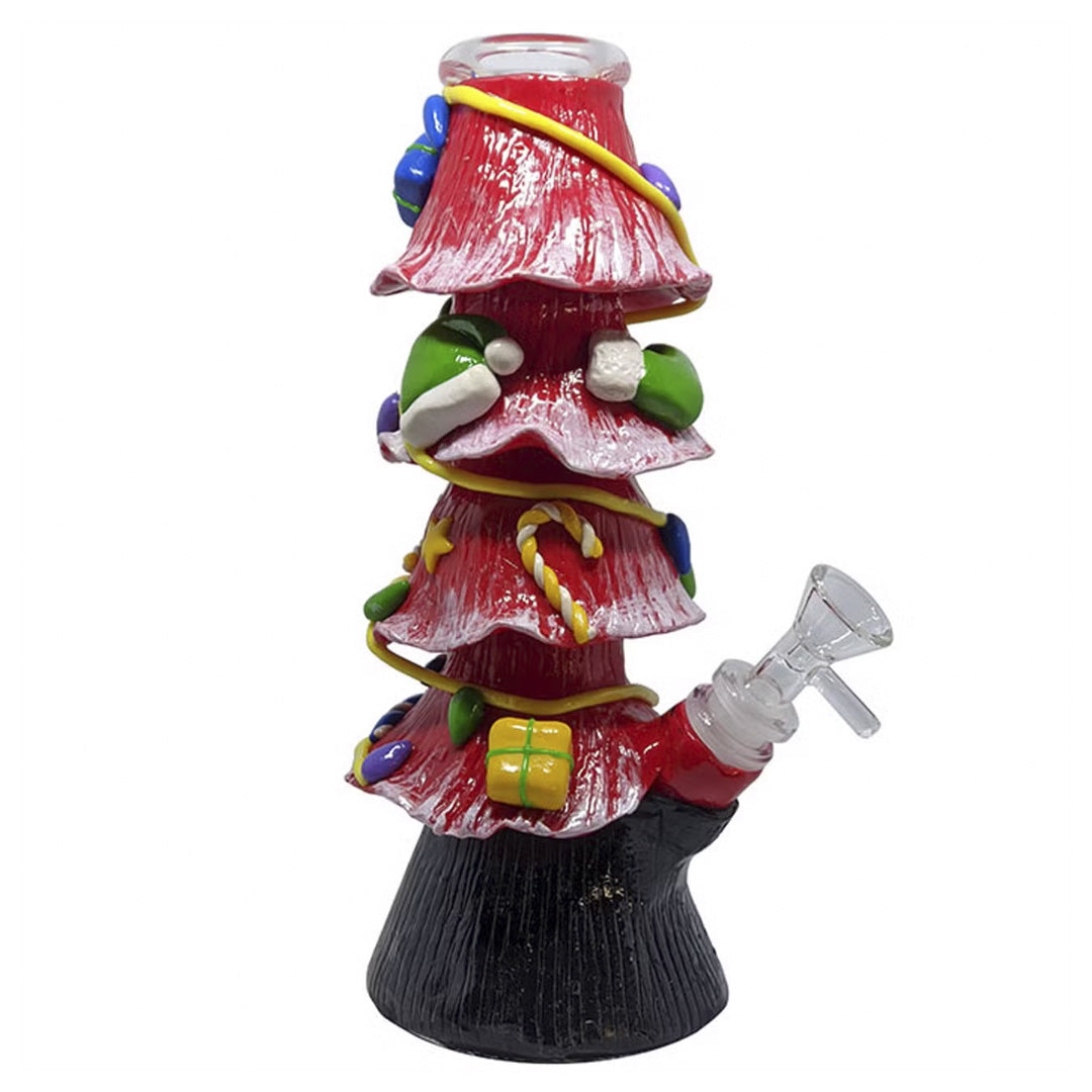 10" Clay Xmas Tree Water Pipe