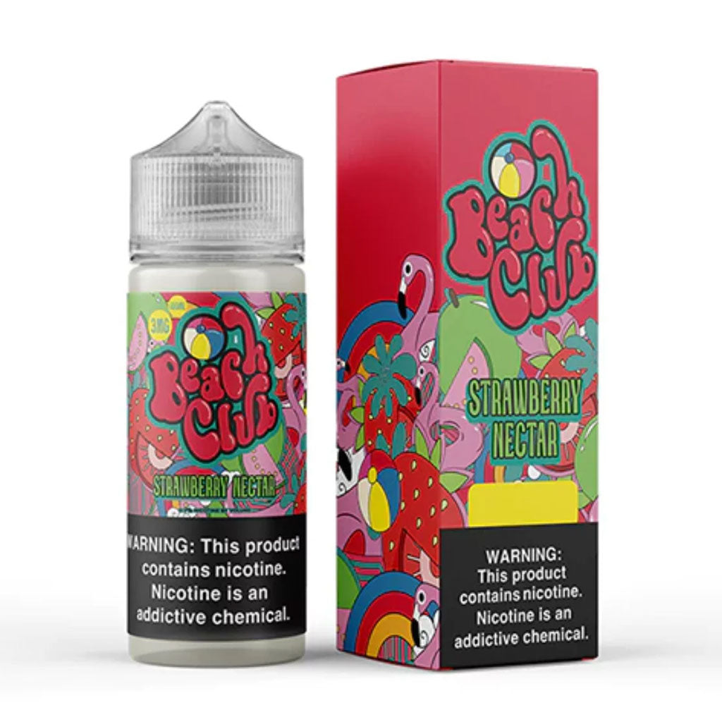 Beach Club E-Liquid - Strawberry Nectar (100ml)