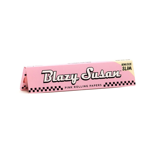 Blazy Susan - Pink King Size Slim Rolling Paper - Pink