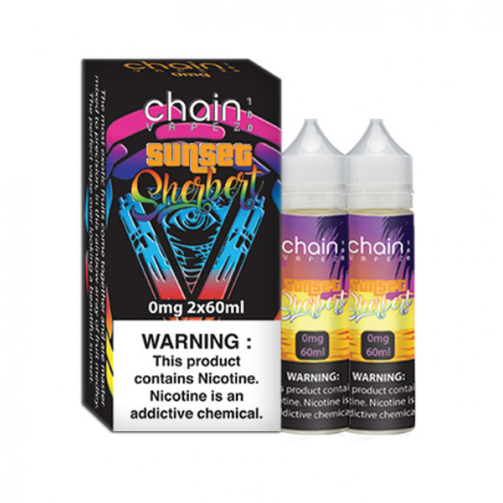 Chain Vapez E-Liquid - Sunset Sherbet (2x60ml)