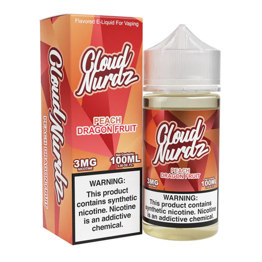 Cloud Nurdz E-Liquid - Peach Dragon Fruit