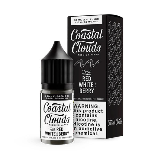 Coastal Clouds Salt Nic - Red, White and Berry