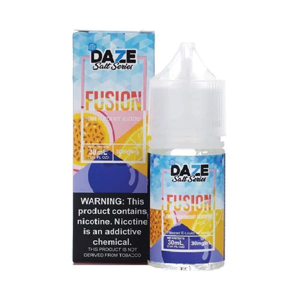 Daze Fusion Salt Nic - Lemon Passionfruit Blueberry ICED