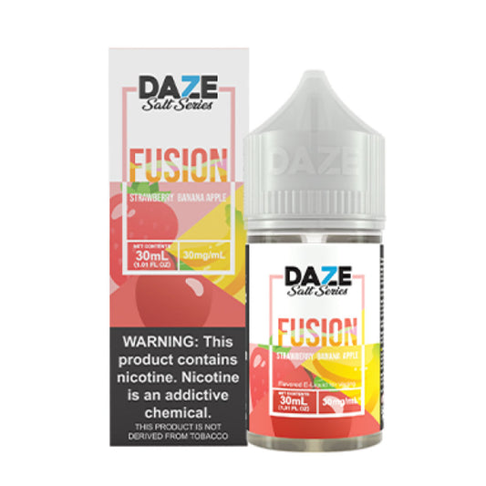 Daze Fusion Salt Nic - Strawberry Banana Apple ICED