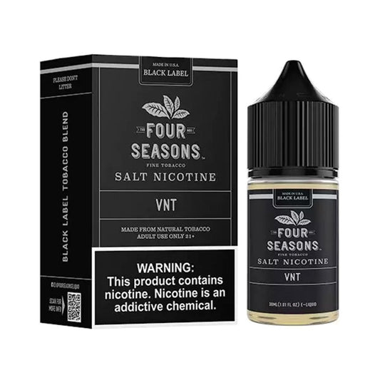 Four Seasons Black Label Salt Nic - VNT