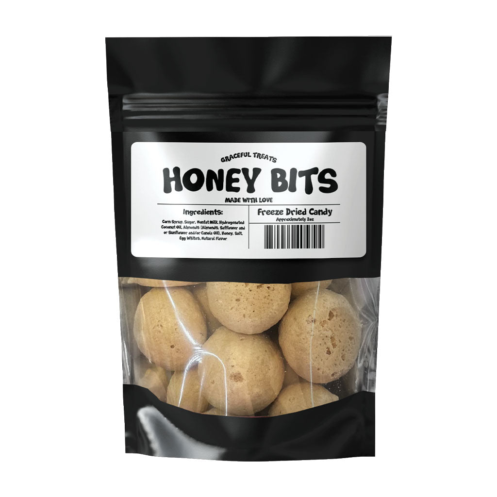 Graceful Treats - Honey Bits Freeze Dried Gummi Clusters (2.5oz)