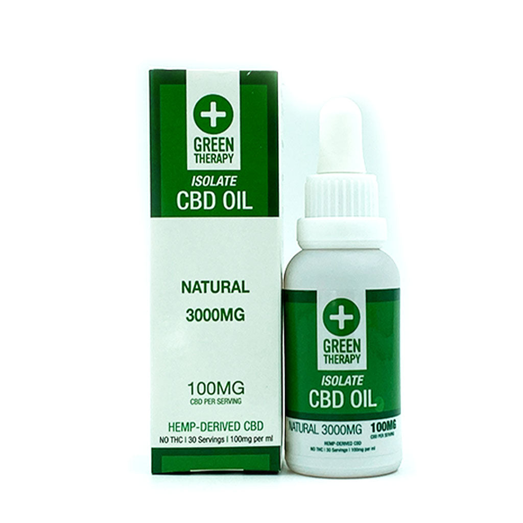 Green Therapy - CBD Isolate Oil (3000mg)