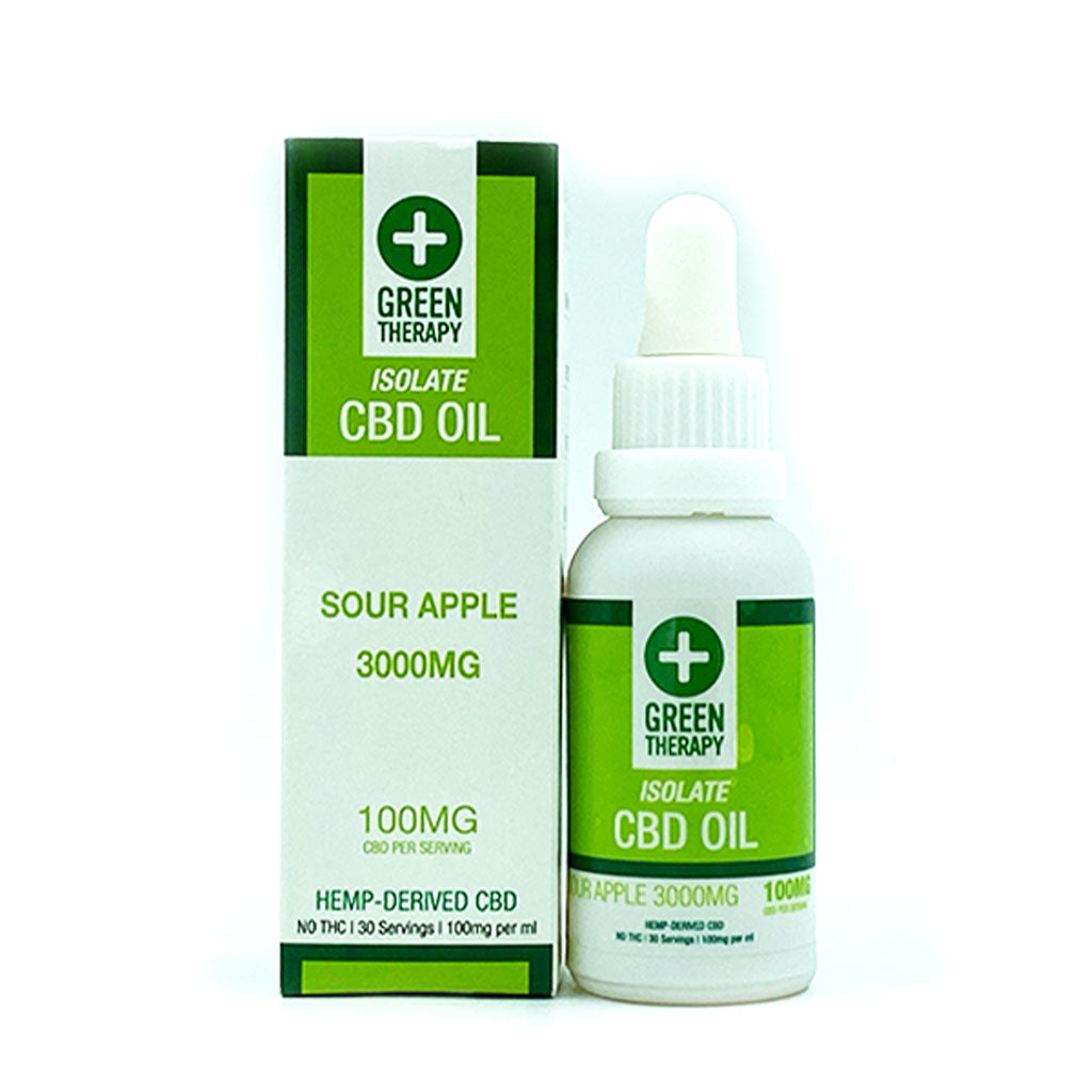 Green Therapy - CBD Isolate Oil (3000mg)