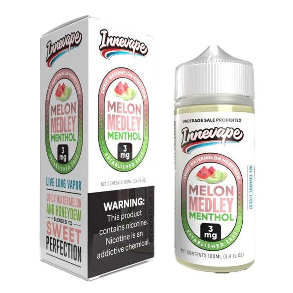 Innevape E Liquid - Melon Medley Menthol 100ml