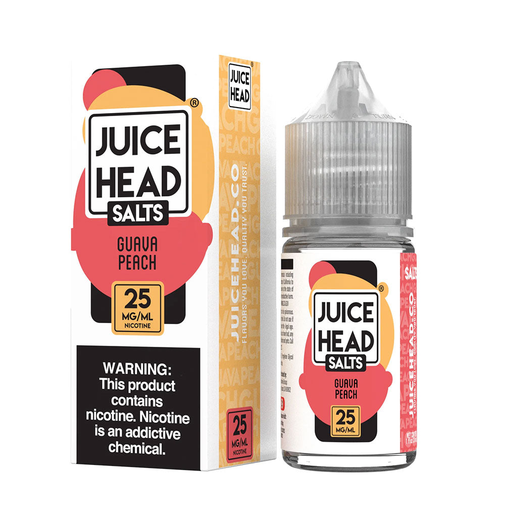 Juice Head Salt Nic - Guava Peach