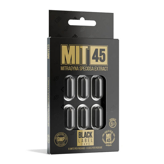 MIT 45 - Black Label Caps (6pk)