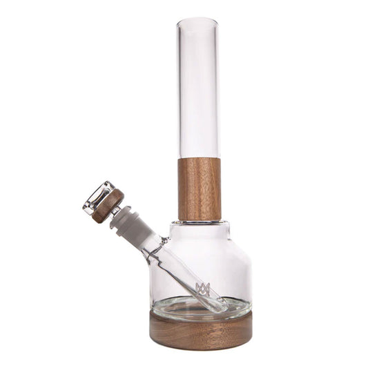 MJ Arsenal Alpine Series Palisade Bong - Clear/Walnut Bong