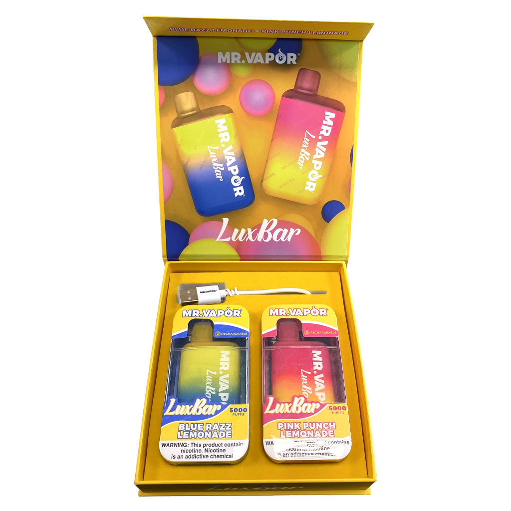 Mr. Vapor - Luxbar Lemonade Stand 2pk (Blue Razz & Pink Punch Lemonade)