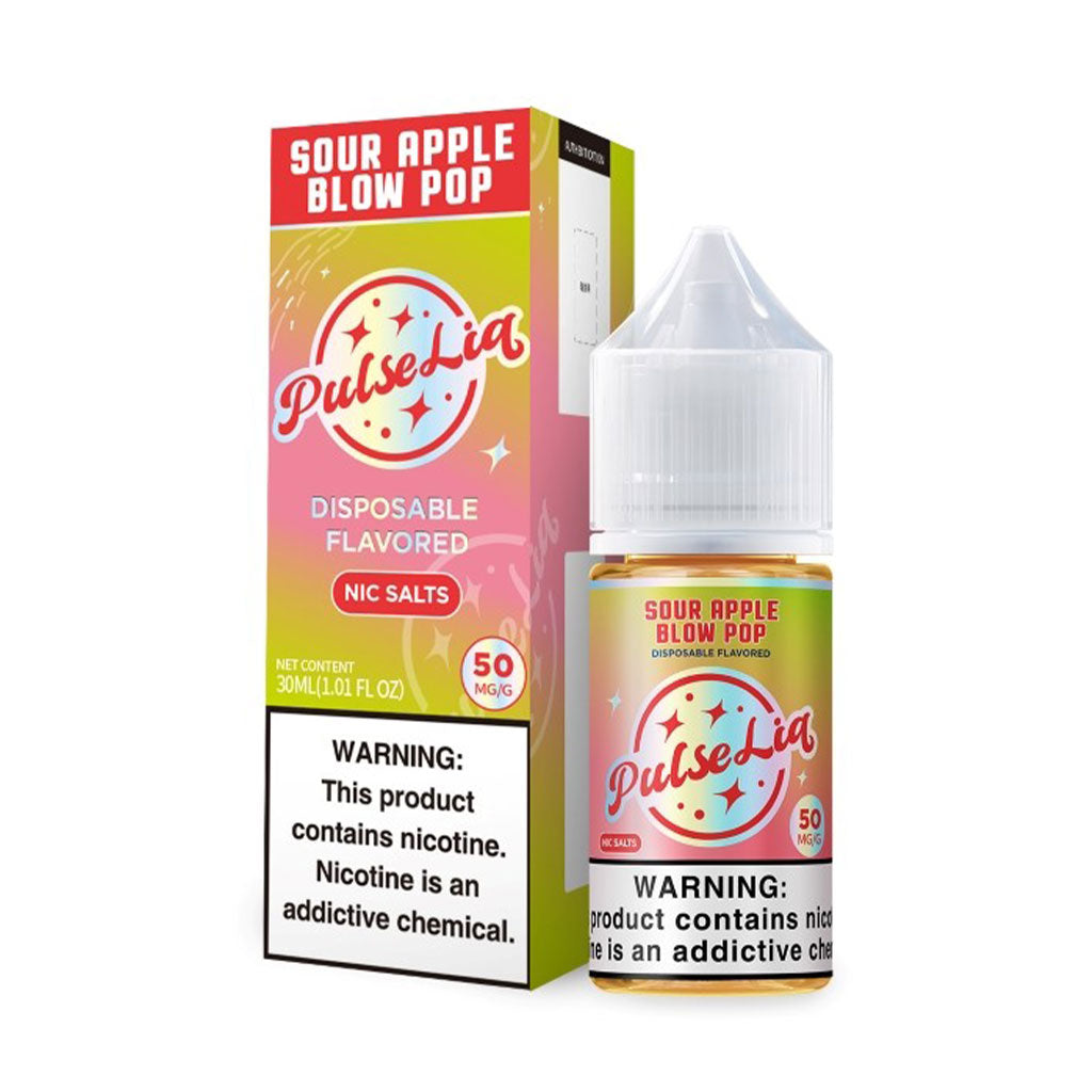 Pulse Liq Salt Nic by Geek Bar - Sour Apple Blow Pop 30ml