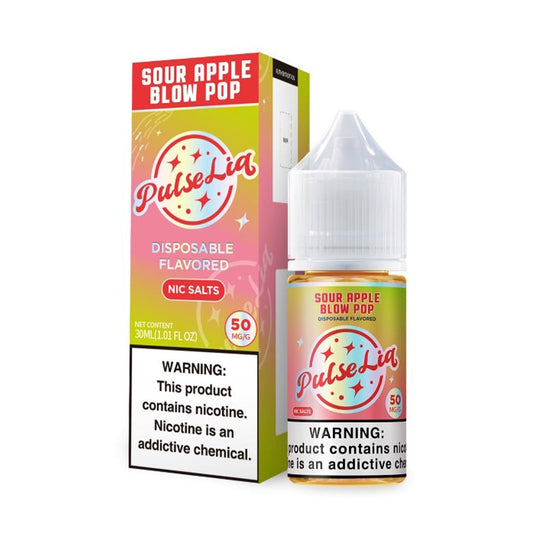 Pulse Liq Salt Nic by Geek Bar - Sour Apple Blow Pop 30ml