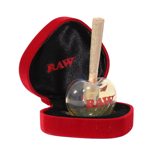 Raw - Glass Heart Cone Holder