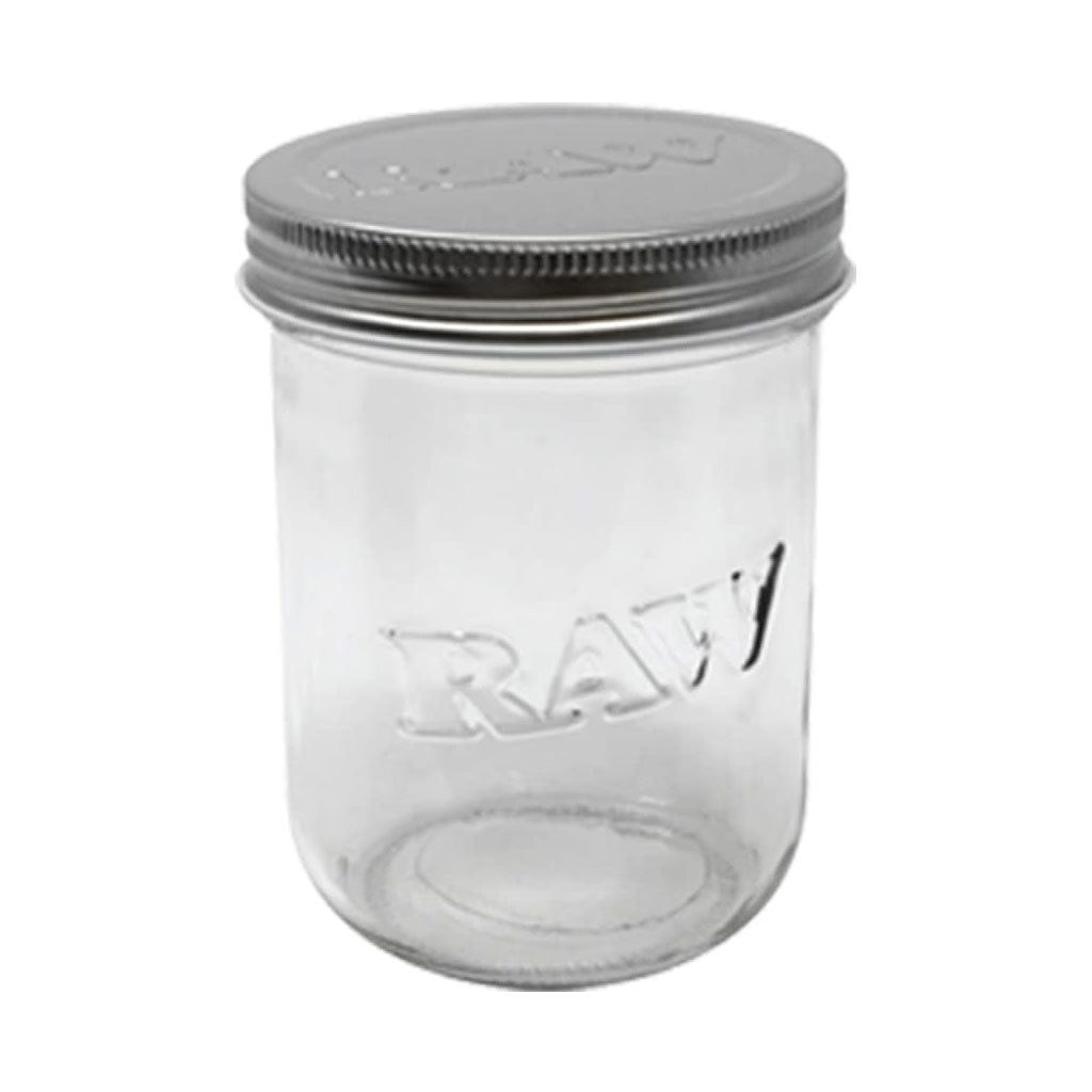 Raw Mason Jar w/ Smell Proof Case