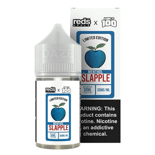 Reds & Keep It 100 Salt Nic - Slapple Menthol (30ml)