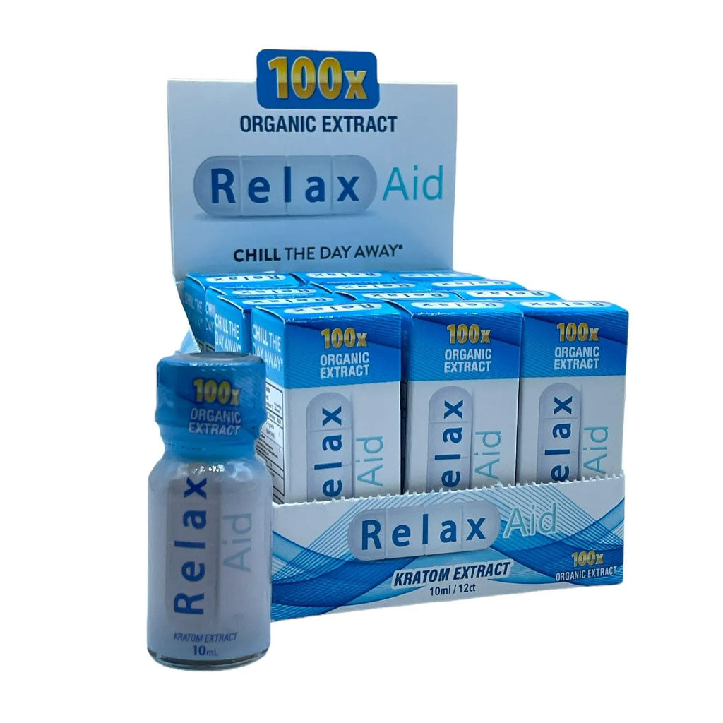 Relax Aid - 10ml Kratom Extract 100x Organic Extract