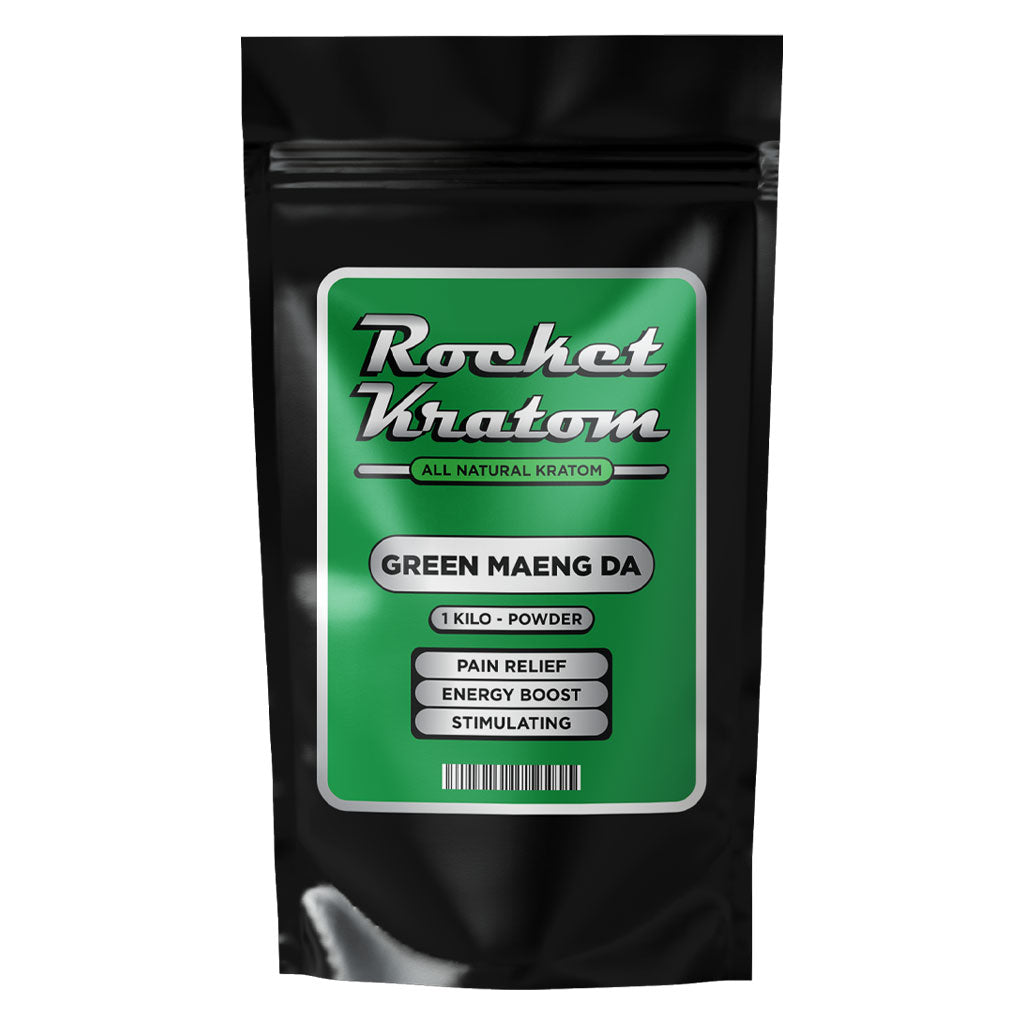 Rocket Kratom - Green Maeng Da Powder (Kilo)