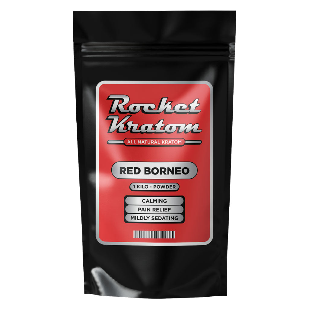 Rocket Kratom - Red Borneo Powder (Kilo)