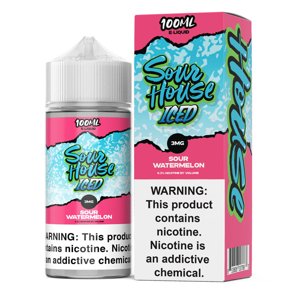 Sour House E-Liquid - Sour Watermelon Iced (100ml)