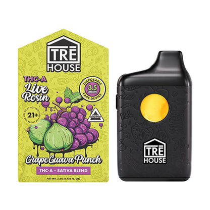 Tre House - THCA Live Rosin 3.5g Disposable