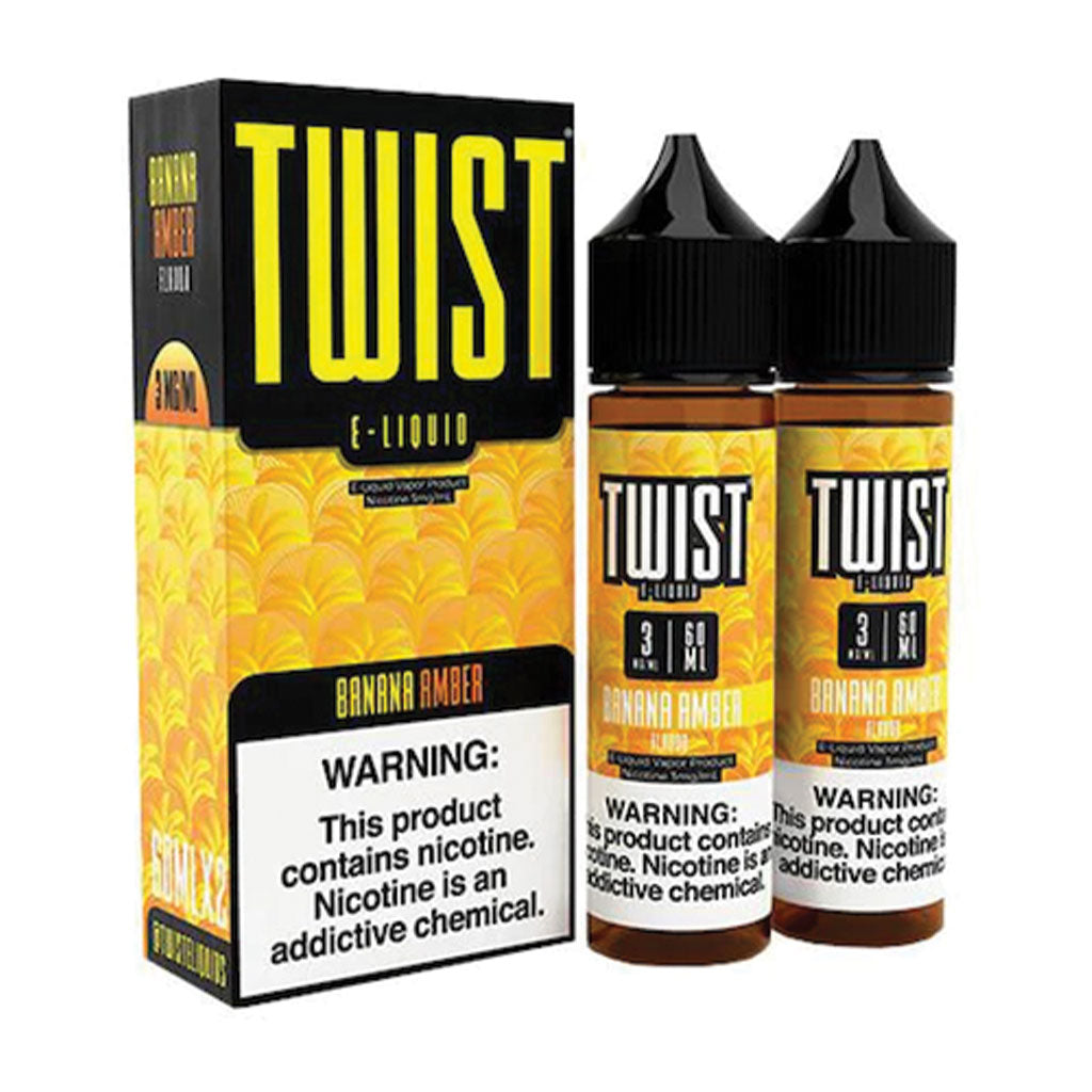 Twist E-Liquid - Banana Amber (2x60ml)