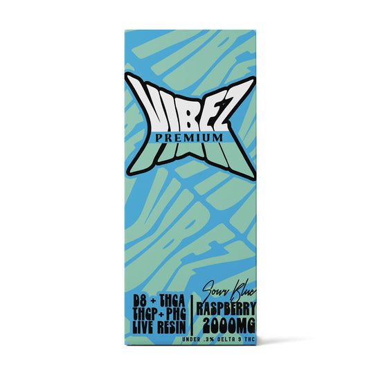 Vibez Premium - 1g Delta Blend Disposable (D8+THCA+THCP+PHC Live Resin)