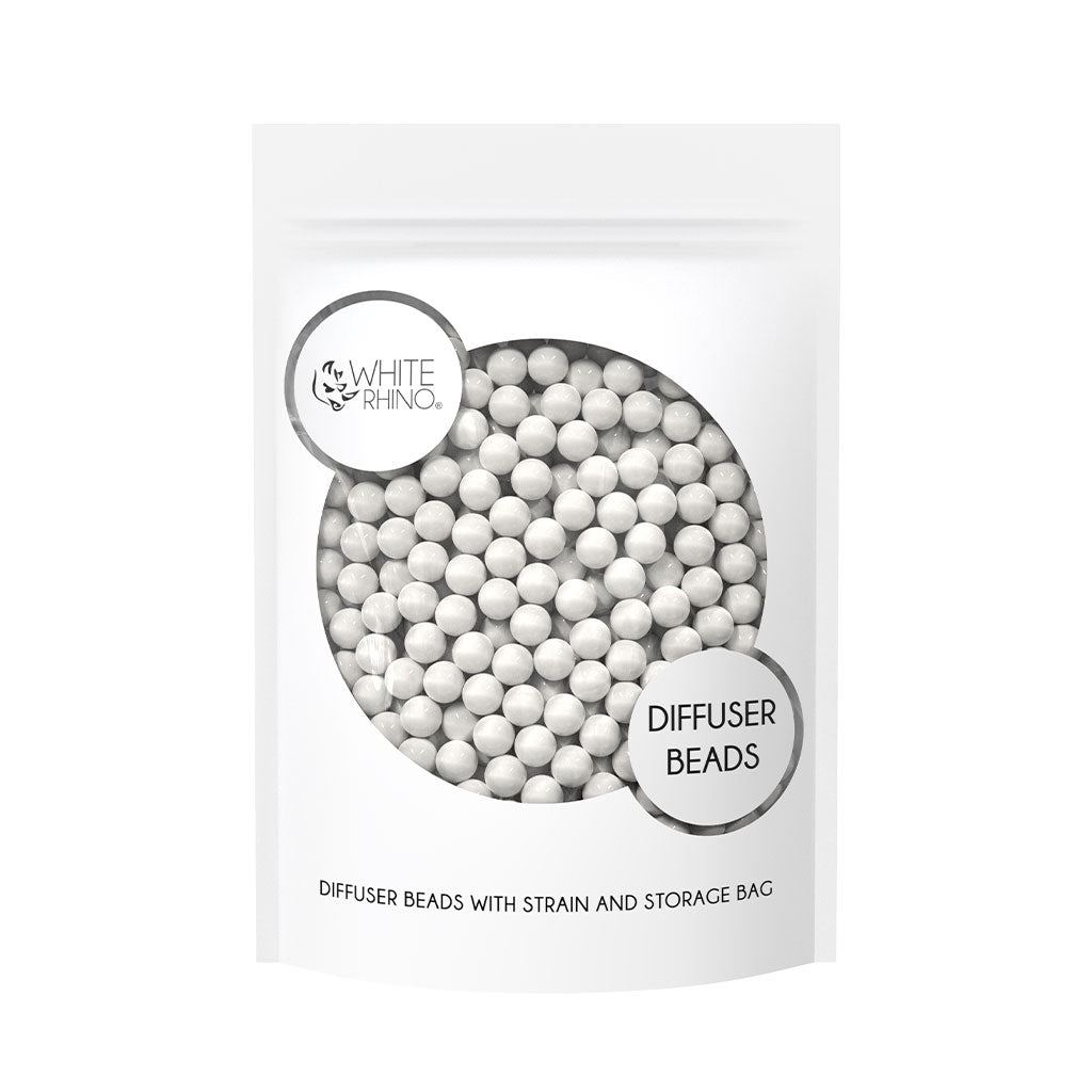 White Rhino - Diffuser Beads w Strain & Storage