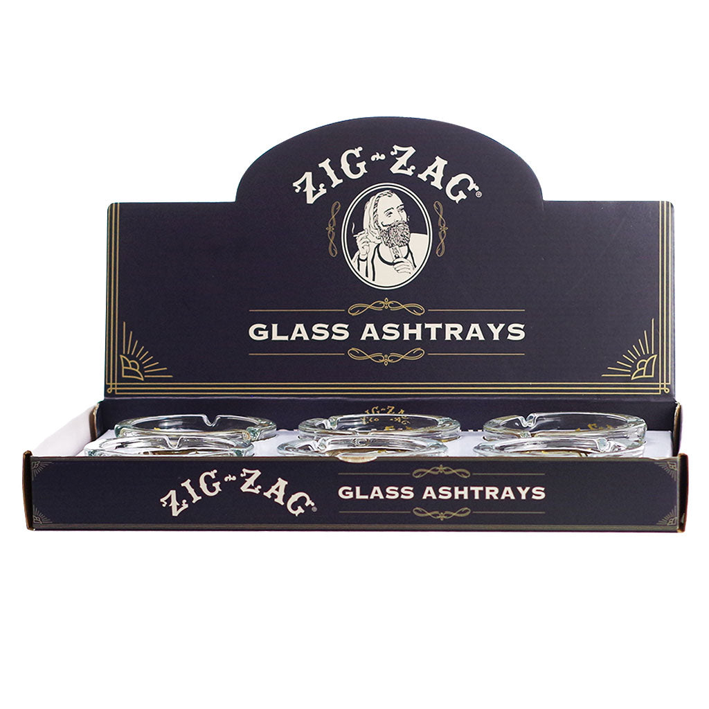 Zig Zag - Glass Ashtray Combo Classic & Vintage