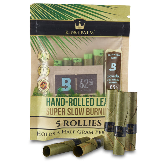 King Palm - 5 Rollies with Boveda - MI VAPE CO 