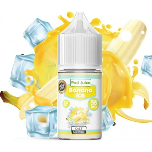 Pod Juice Salt - Banana Ice - MI VAPE CO 