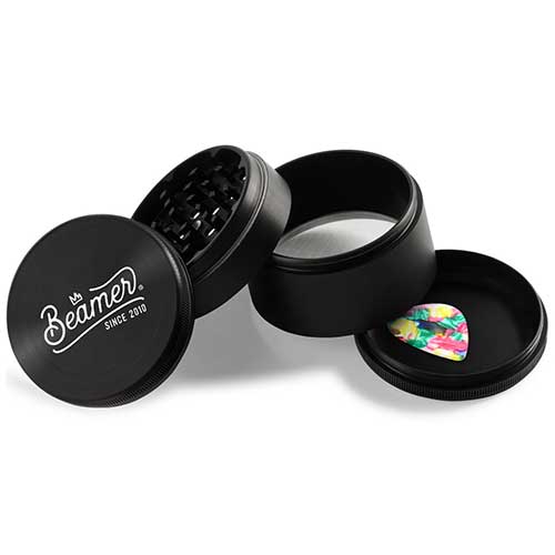 Beamer - 4-Piece - 63mm - Aircraft Grade Aluminum Grinder - Extended Middle Chamber