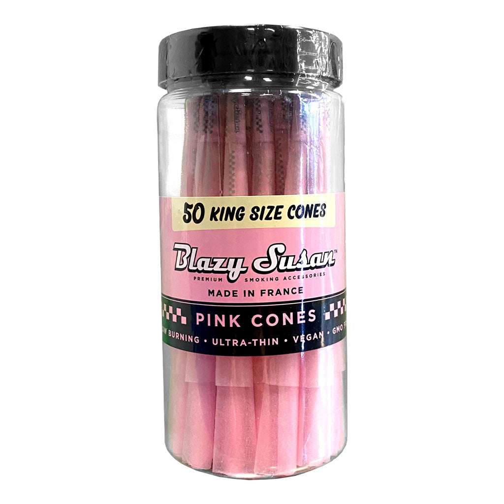 Blazy Susan - Pink King Size Cones (50ct Jar)