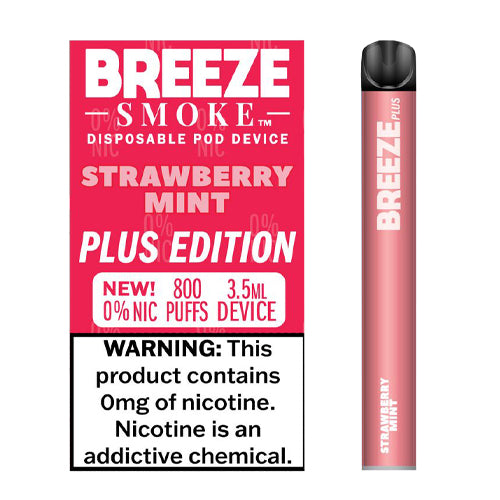 Breeze Plus - Disposable Device 0% (0mg) - MI VAPE CO 