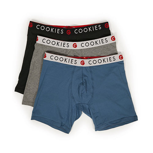 Cookies - 3 Pack Solid Boxer Briefs - MI VAPE CO 