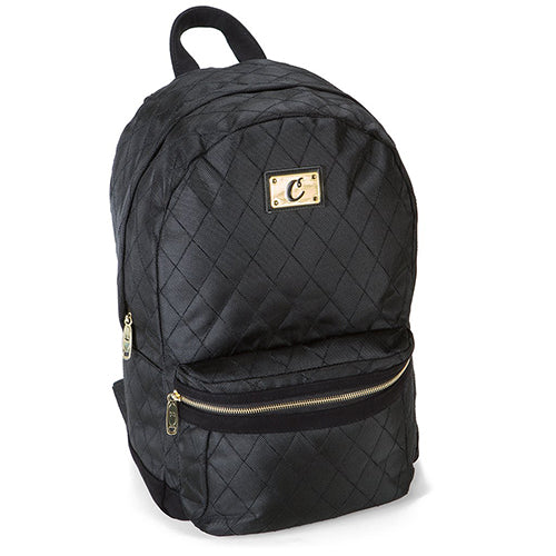 Cookies - V3 Quilted Nylon Backpack w/ Micro Suede & Gold Trim - MI VAPE CO 