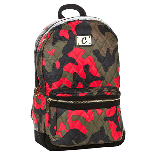 Cookies - V3 Quilted Nylon Backpack w/ Micro Suede & Gold Trim - MI VAPE CO 