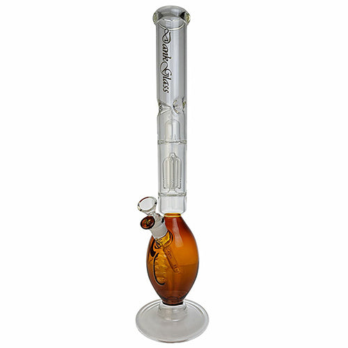 Dank Glass - 21" Football Tree Perc Straight Water Pipe