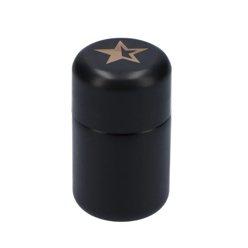 Famous Brandz - Black Glass Storage Jar (Medium) - MI VAPE CO 