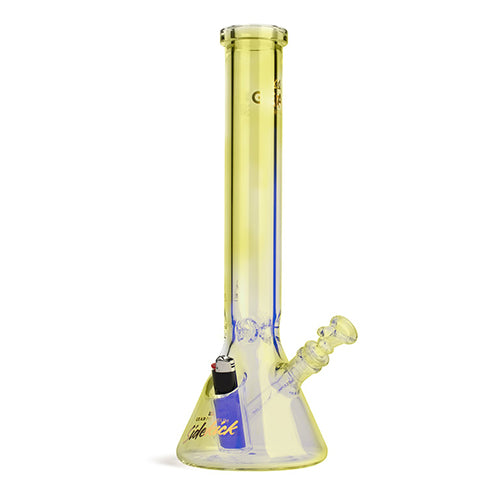 GEAR Premium - 15" Tall 7mm Thick Sidekick Beaker - MI VAPE CO 