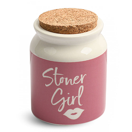 Fashioncraft - Stoner Girl Ceramic Stash Jar - MI VAPE CO 