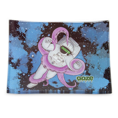 Ooze Designer Series Glass Rolling Tray - Small - MI VAPE CO 