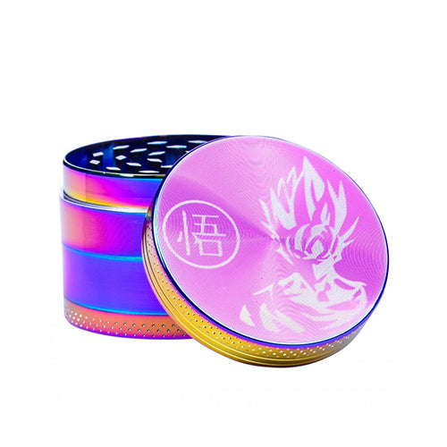 Grinder - 55mm Goku Rainbow Grinder - MI VAPE CO 