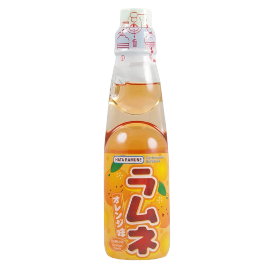 Hata - Ramune Carbonated Beverage (Orange)