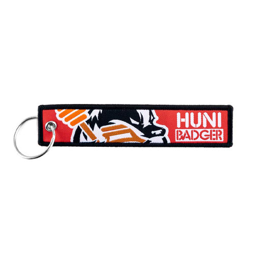 Huni Badger - Flight Tag Key Chain