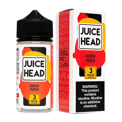 Juice Head E-Liquid - Guava Peach