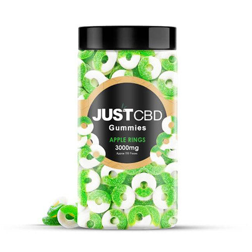 Just CBD - Gummy Apple Rings - MI VAPE CO 